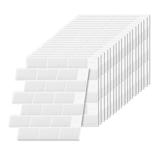 Obklady nástěnné 3D samolepicí, 30x30 cm, snadná montáž