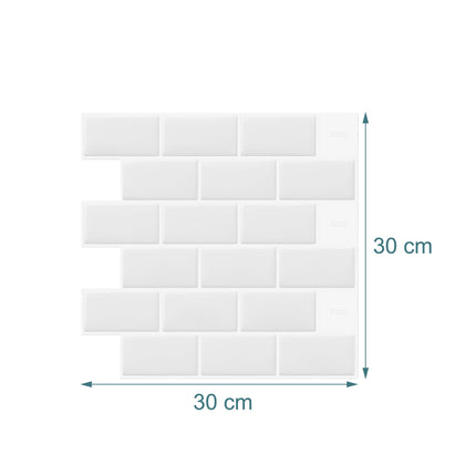 Obklady nástěnné 3D samolepicí, 30x30 cm, snadná montáž