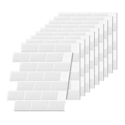 Obklady nástěnné 3D samolepicí, 30x30 cm, design metro