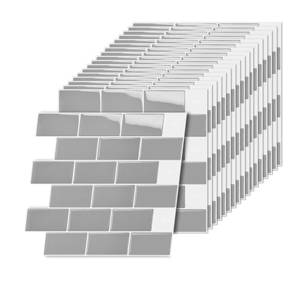 Obklady nástěnné 3D samolepicí, 30x30 cm, design metro