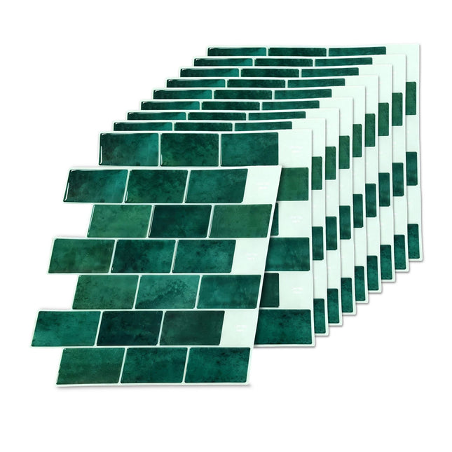 Obklady nástěnné 3D samolepicí, 30x30 cm, design metro