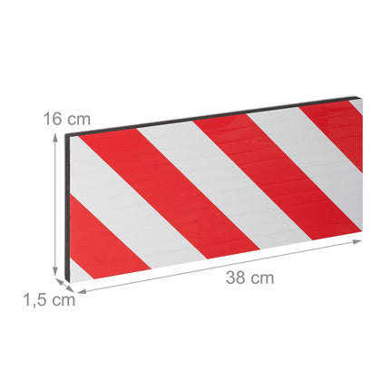 Chránič stěny garáže samolepicí reflexní, 2 ks