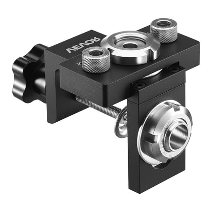Self-Centering Doweling Jig Kit, Aluminum, 3 Drill Sizes