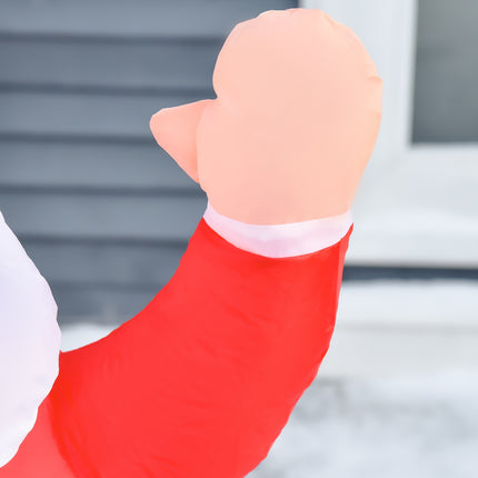 Inflatable Santa Christmas decoration with LED lights