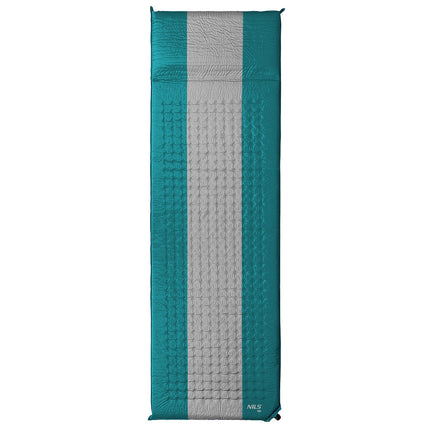 Self-Inflating Camping Mat, Blue-Gray, Compact Size