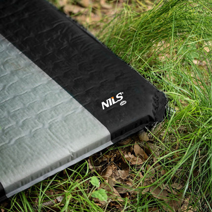 Karimatka samonafukovací, šedo-černá, lehká