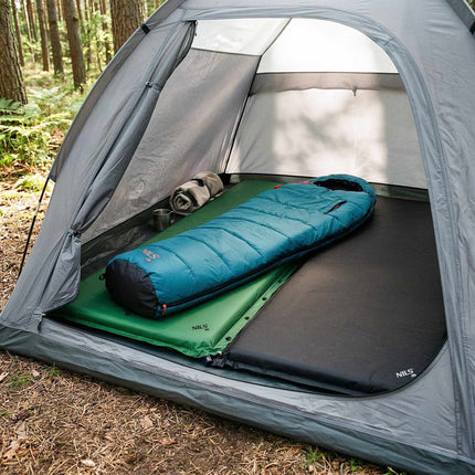 Self-Inflating Sleeping Mat, 188x65x5 cm, Green