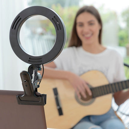 Lampa kruhová selfie s klipem Lumahoop InnovaGoods