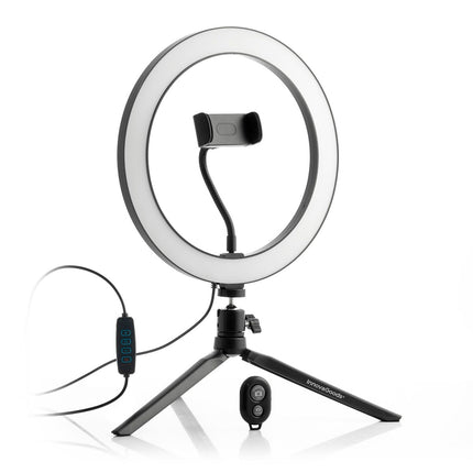 Lampa kruhová selfie se stativem a dálkovým ovladačem Youaro InnovaGoods