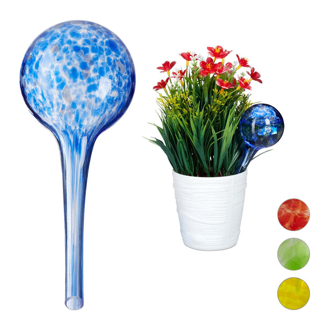 Zelfwatergevende glazen set van 2