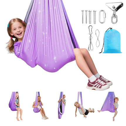 Sensory Swing Hammock, Double-Layer Spandex, 300 lb