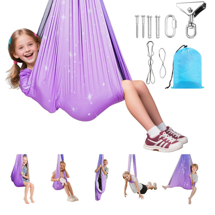 Sensory Swing Hammock, Double-Layer Spandex, 300 lb