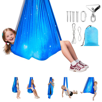 Sensory Swing Hammock, Double-Layer Spandex, 300 lb