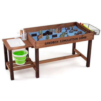 Sensory Table with Water Pump, Sink & 33 Sand Toys