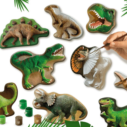 Ses odlévací a malovací sada „Svět dinosaurů“