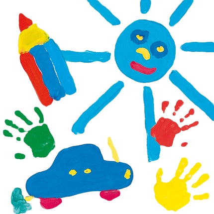 Ses Fingermalfarben, 4 Farben