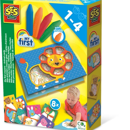 Ses My First Crayons Animal Cards