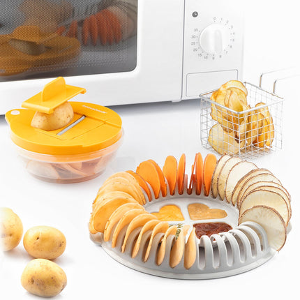 Sada na přípravu chipsů v mikrovlnce s mandolínou a recepty Chipit InnovaGoods