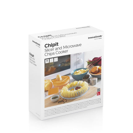 Sada na přípravu chipsů v mikrovlnce s mandolínou a recepty Chipit InnovaGoods