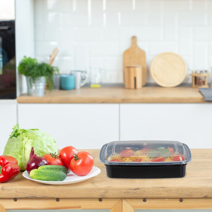 Sada 10 ks meal prep boxů, 1 přihrádka