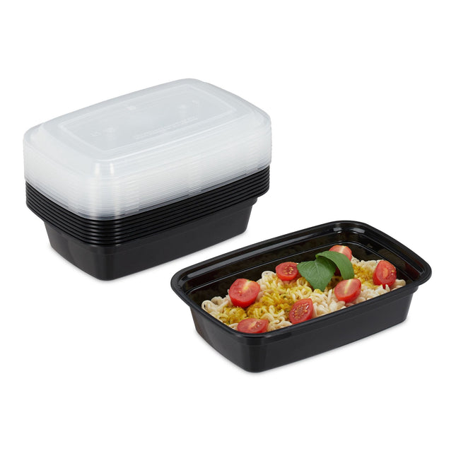 Sada 10 ks meal prep boxů, 1 přihrádka