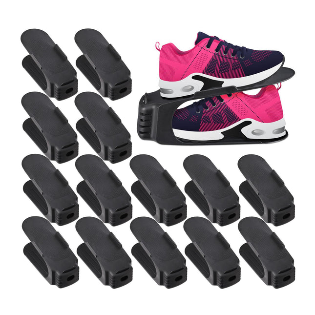 Set of 15 shoe shelves