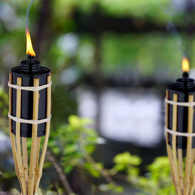 Set of 16 Garden Torches 90cm