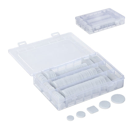 Set of 272 self-adhesive felt sliders