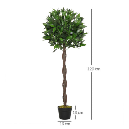 Umělé vavříny, 120 cm, dekorativní rostliny do interiéru i exteriéru