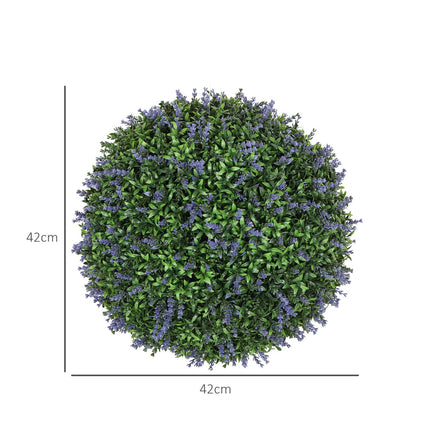 Umělá levandule: kulovitá rostlina 42cm do domácnosti i kanceláře