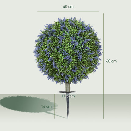 Umělá levandule 60 cm s UV ochranou, sada