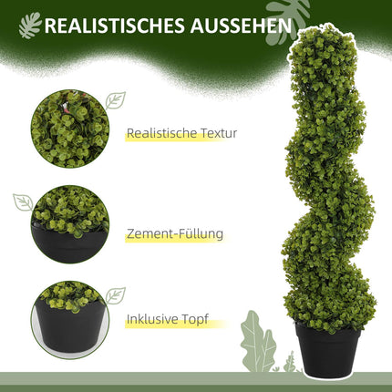 Artificial eucalyptus 90cm, decorative indoor plant in pot