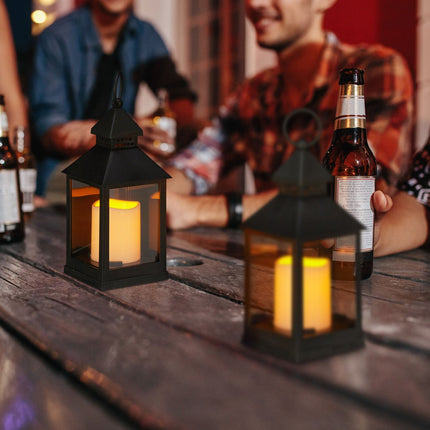 Sada 2 ks LED luceren – plast a sklo