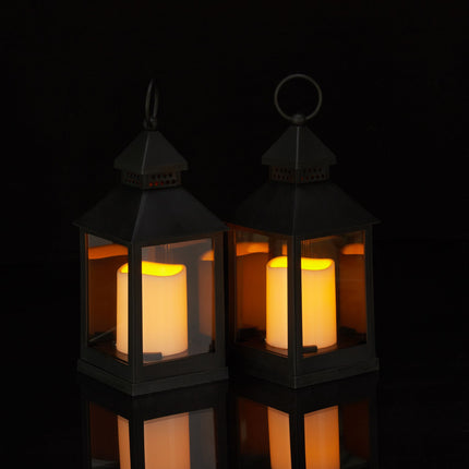 Sada 2 ks LED luceren – plast a sklo