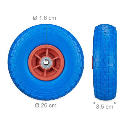 Sada 2 ks PU pneumatik na zahradní kolečko 4.1/3.5-4