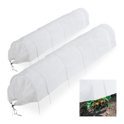 Sada 2 ks PVC pěstebních tunelů 3,4 m