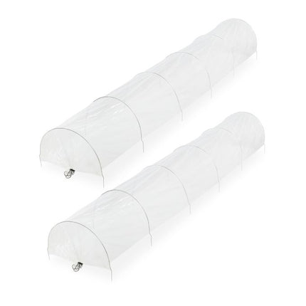 Sada 2 ks PVC pěstebních tunelů 3,7 m