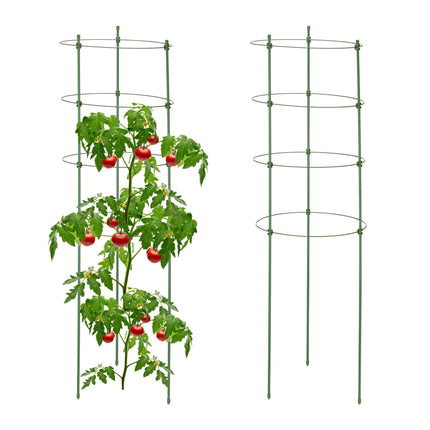 Sada 2 ks kulatých zelených treláží, 91 cm