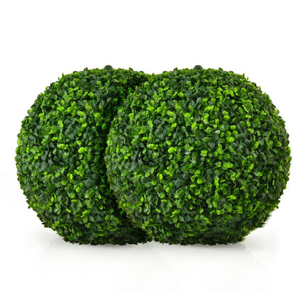 Set of 2 boxwood balls, boxwood balls, UV-resistant topiary, artificial plant, decorative plant