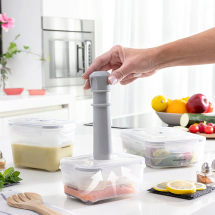 Sada 3 ks nádob na vakuové balení s ruční pumpou Vacse InnovaGoods