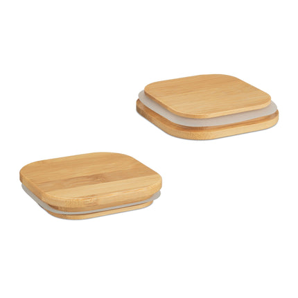 Set of 3 Storage Jars with Lids 1200 ml