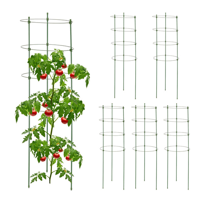 Sada 6 ks opor na rostliny 90 cm
