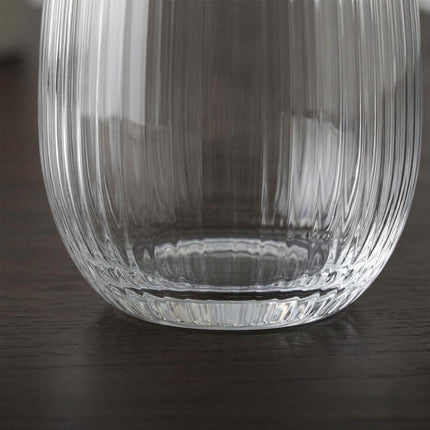 Sada 6 ks průhledných skleněných sklenic, objem 400 ml