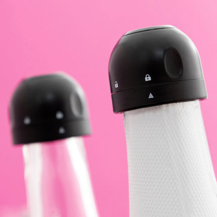 Sada zátek na šampaňské Fizzave InnovaGoods, balení 2 ks