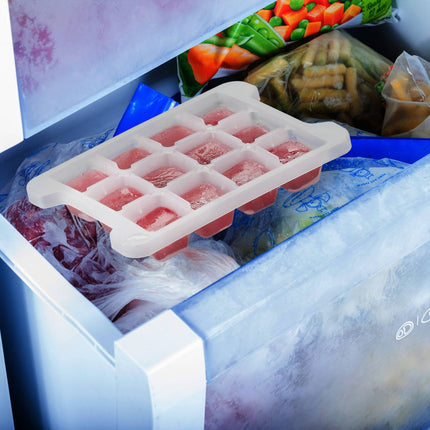 Sada forem na ledové kostky s boxem a víkem
