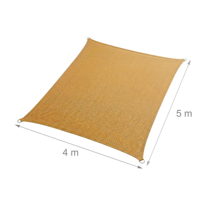Stínící plachta s oky, prodyšný HDPE, sluneční clona