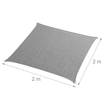 Stínící plachta s oky, prodyšný HDPE, napínací lana