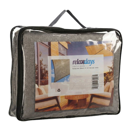 Stínící plachta s oky, prodyšný HDPE, napínací lana