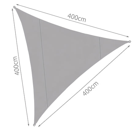 Stínící plachta 4x4x4m - šedá Gardlov 23141