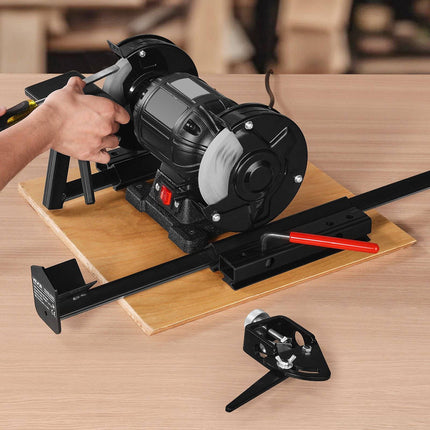 Sharpening Jig Kit for 6–8 in Bench Grinders, 4-Piece
